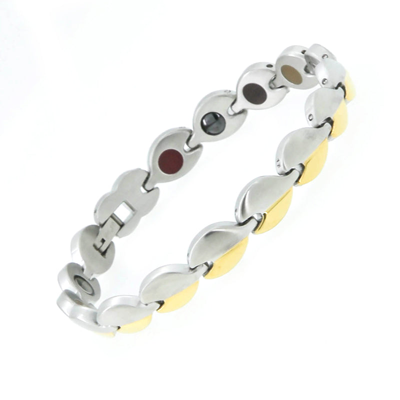 Dual Tone Magnetic Therapy Bracelet – Classic Series
