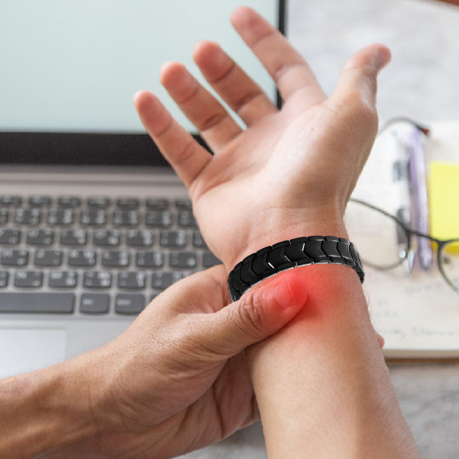 Ultra Strength Magnetic Therapy Bracelet - Titanium Series