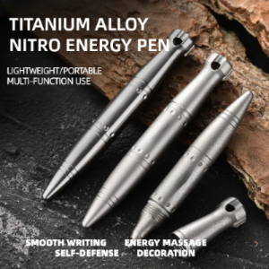 Discover the upgraded nano pen experience. The Nitro Energy Pen blends titanium design, magnetic therapy, and acupressure in one minimalist tool.