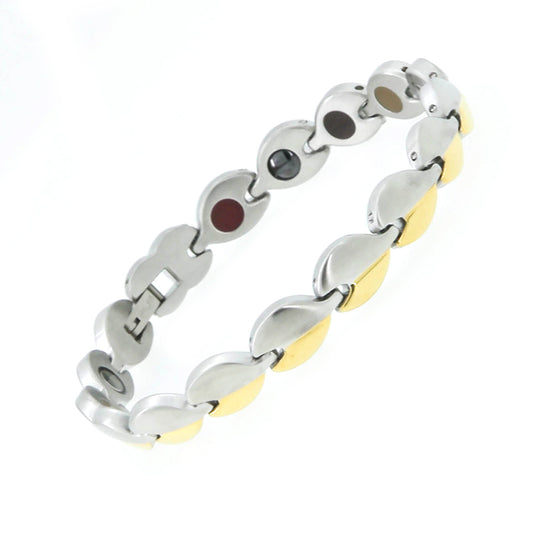 Dual Tone Magnetic Therapy Bracelet – Classic Series