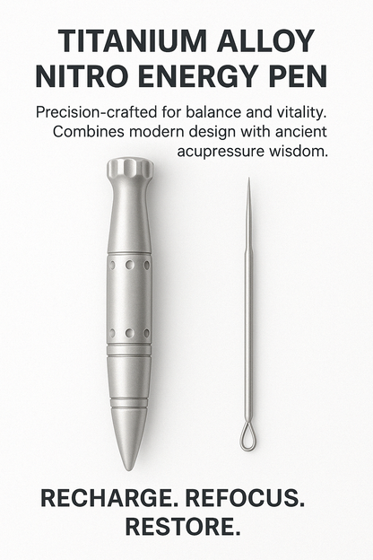 Titanium Nitro Energy Pen Multi-Function Acupressure & Self-Care Tool