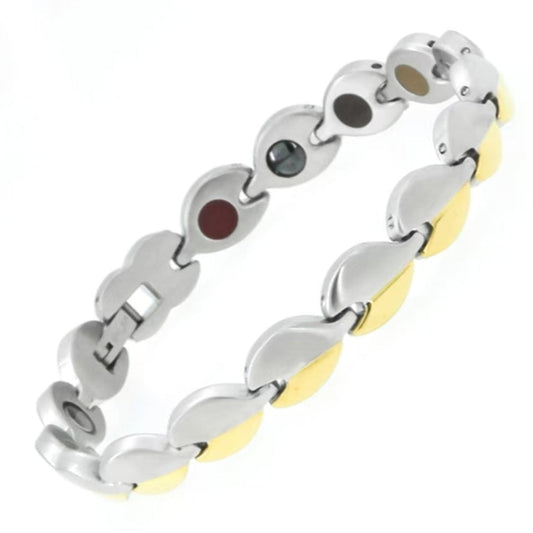 Magnetic Therapy Bracelet - Silver&Gold(8212)