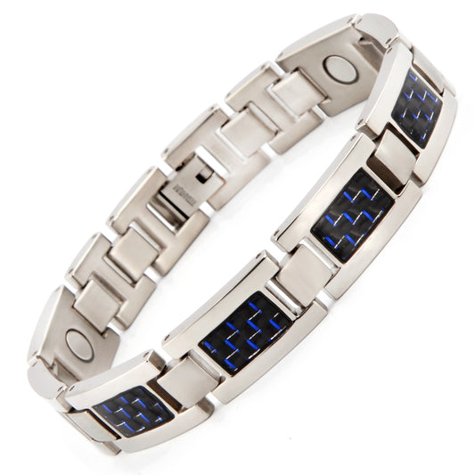 Titanium Magnetic Therapy Bracelet - Silver(8052)