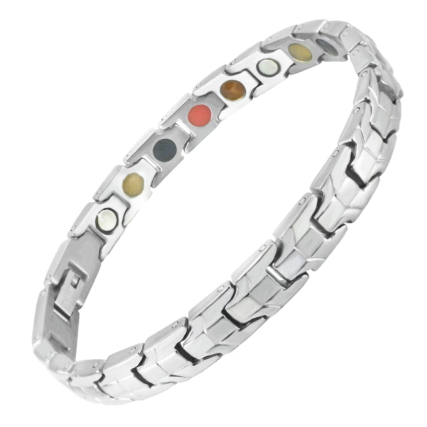 Titanium Magnetic Therapy Bracelet - Silver(8216)