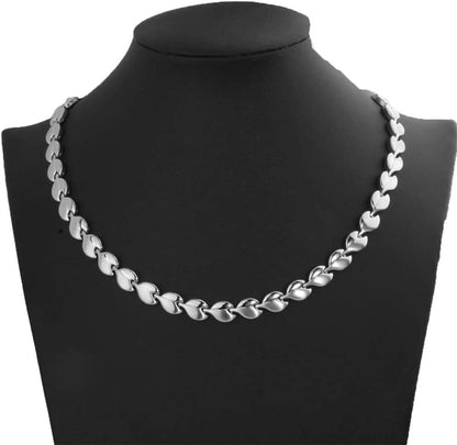 Magnetic Therapy Necklace - Silver(9212)